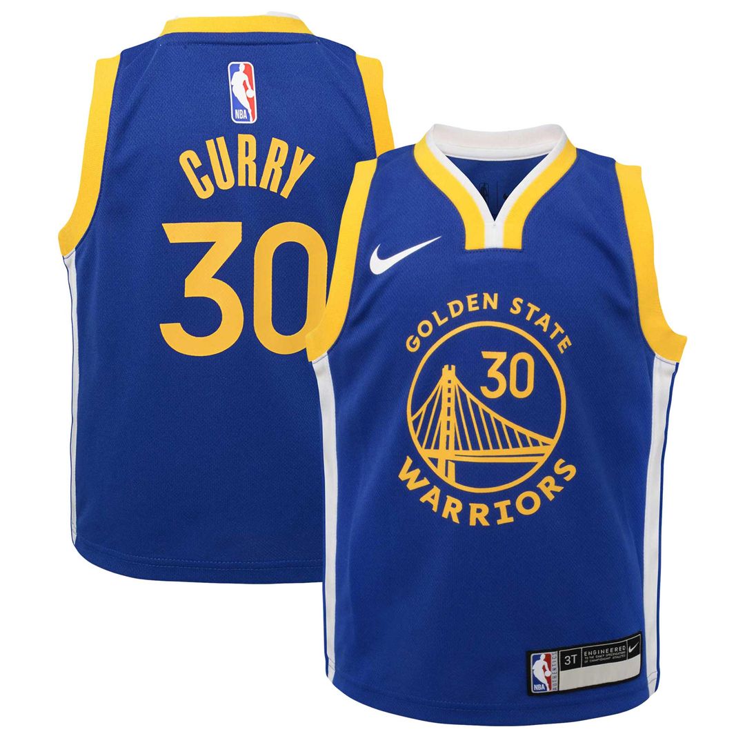 Golden State Warriors Stephen Curry Nike Toddler Swingman Player Jersey - Icon Edition - Royal Team Jersey Sports Fan Apparel