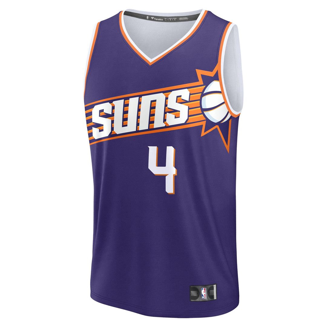 Phoenix Suns Jalen Green Fanatics Fast Break Replica Jersey - Purple - Icon Edition Team Jersey Sports Fan Apparel