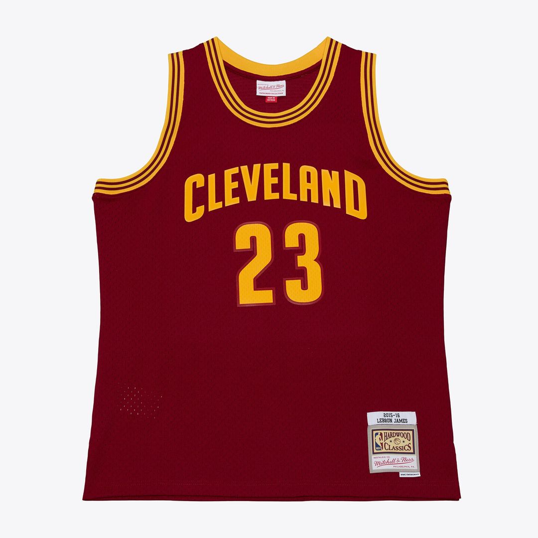Cleveland Cavaliers LeBron James Mitchell & Ness 2015 - 16 Swingman Jersey - Wine Team Jersey Sports Fan Apparel