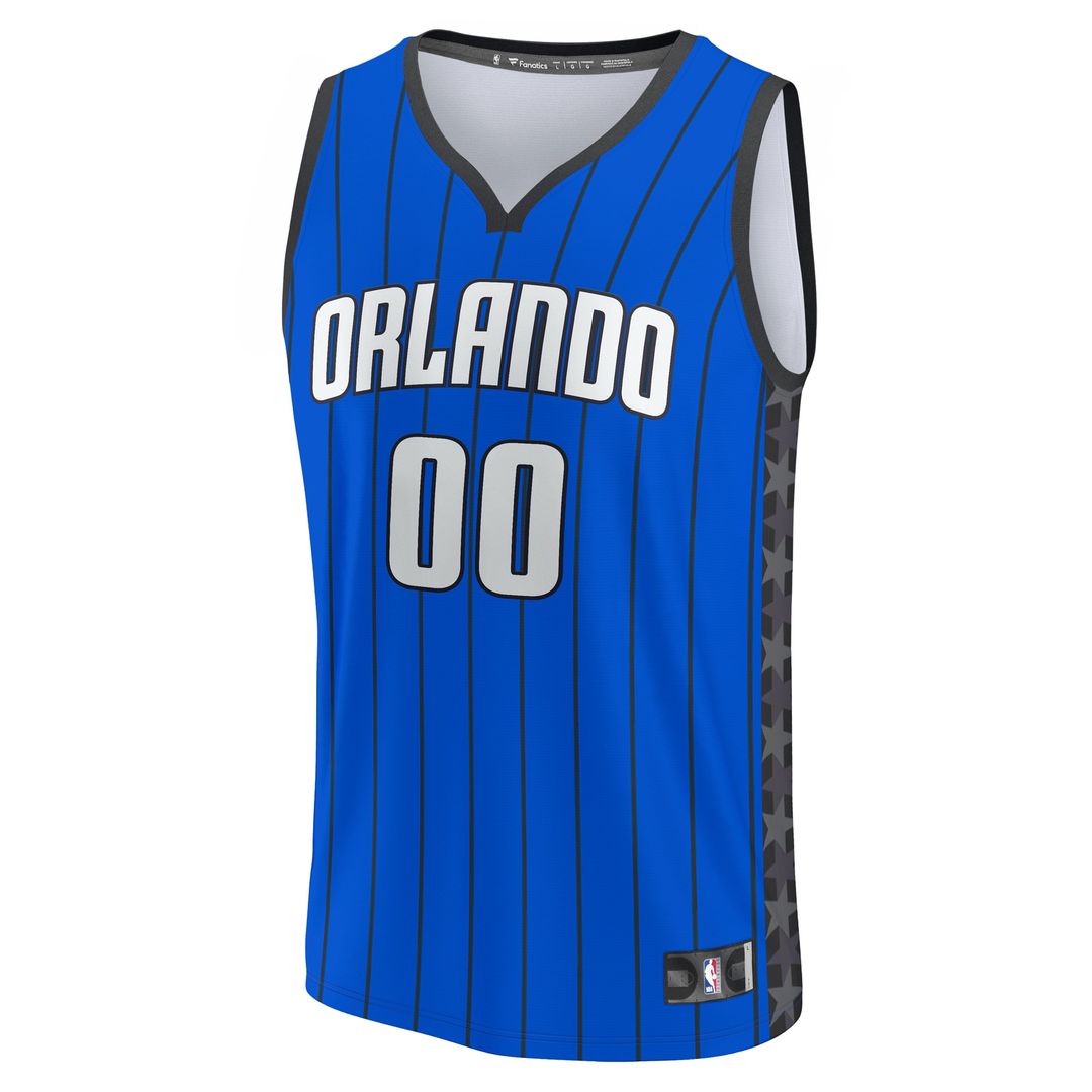 Orlando Magic Fanatics Youth Fast Break Replica Custom Jersey - Statement Edition - Blue Team Jersey Sports Fan Apparel