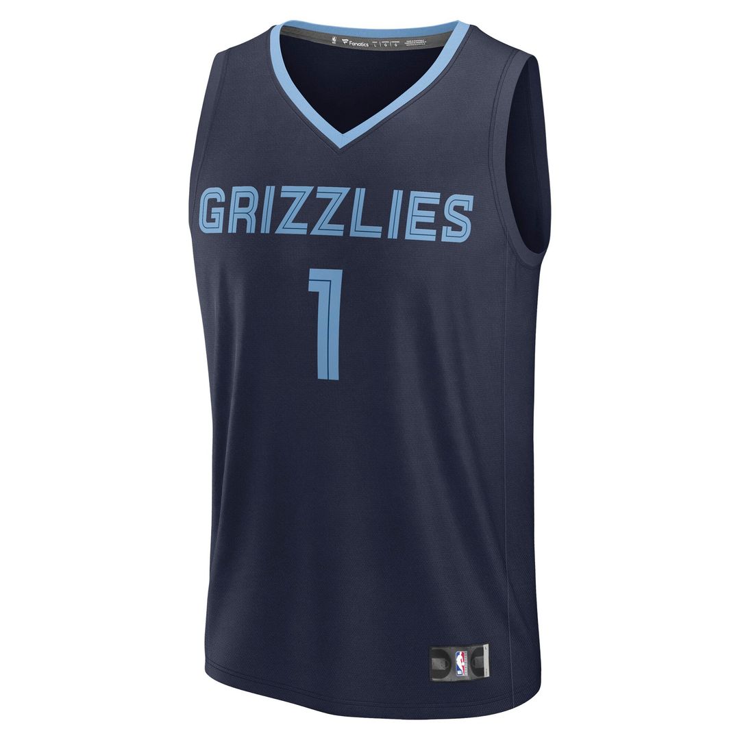 Memphis Grizzlies Scotty Pippen Jr. Fanatics Fast Break Replica Player Jersey - Icon Edition - Navy Team Jersey Sports Fan Apparel