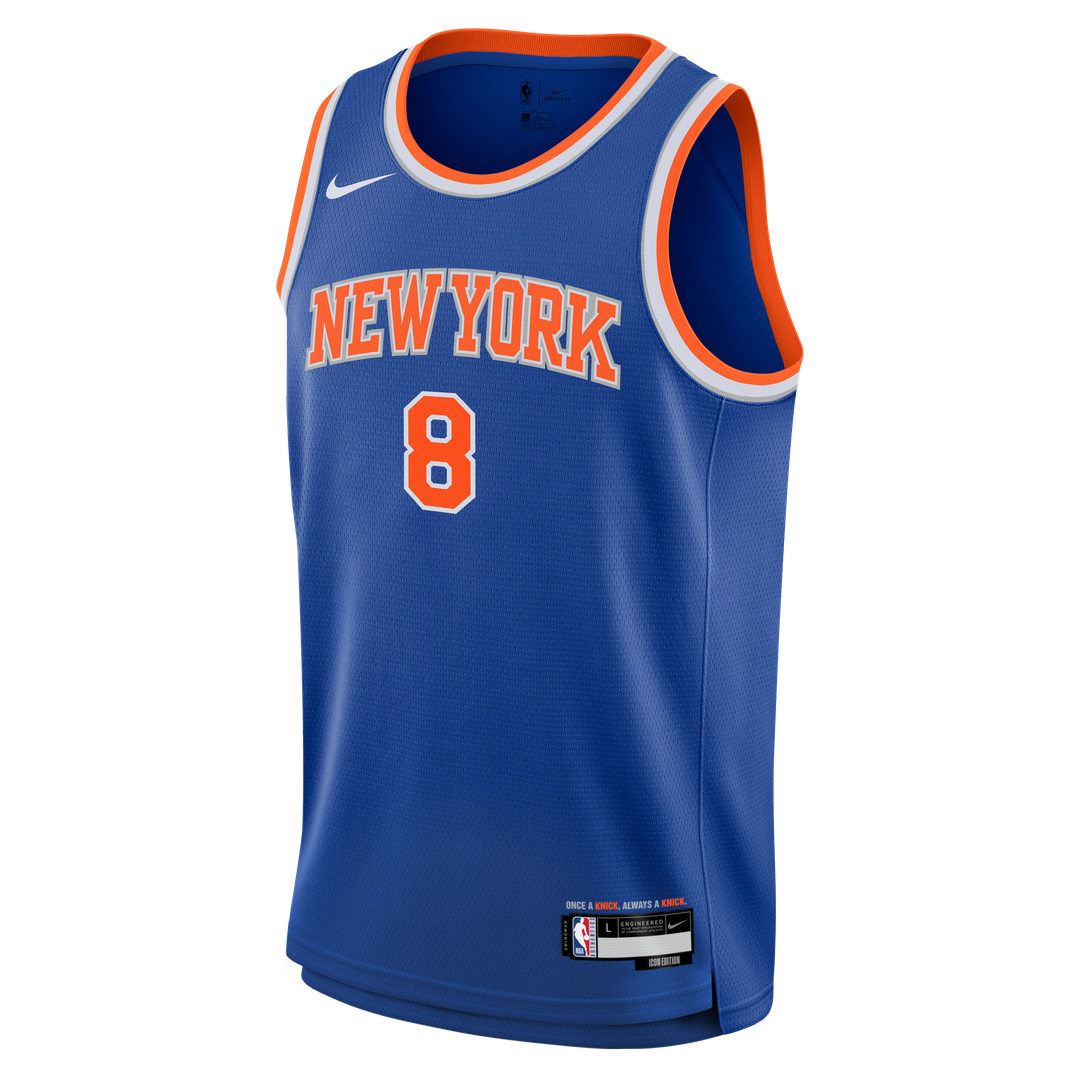 New York Knicks OG Anunoby Nike Youth Swingman Jersey - Icon Edition - Blue Team Jersey Sports Fan Apparel