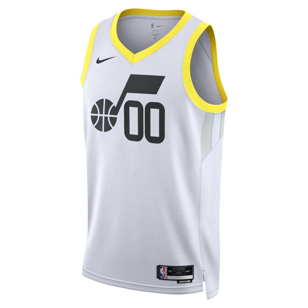 Utah Jazz Nike Unisex Swingman Custom Jersey White - Association Edition Team Jersey Sports Fan Apparel