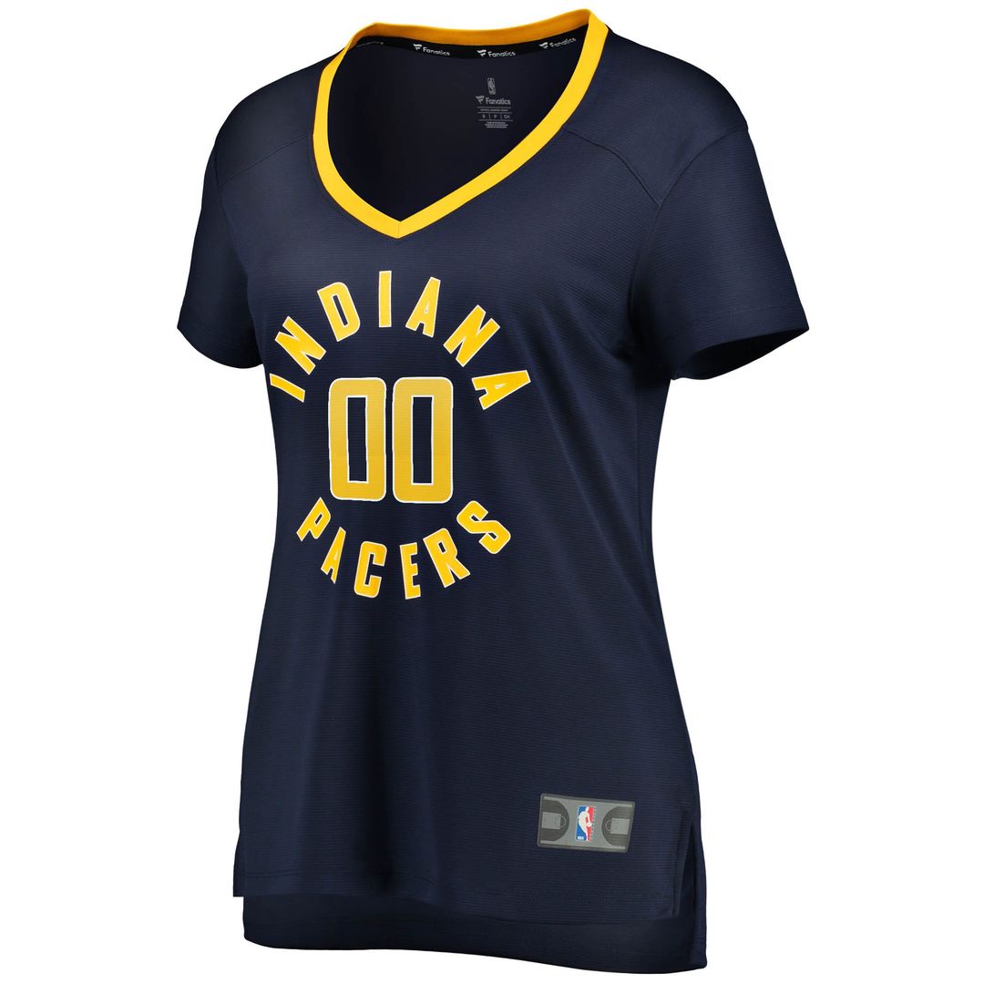 Indiana Pacers Fanatics Women's Fast Break Custom Jersey Navy - Icon Edition Team Jersey Sports Fan Apparel