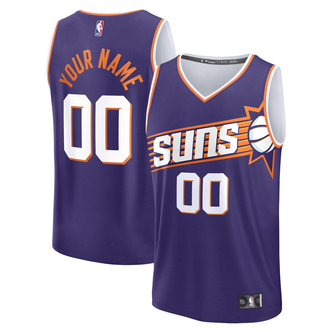 Phoenix Suns Fanatics Fast Break Custom Jersey - Association Edition - White Team Jersey Sports Fan Apparel