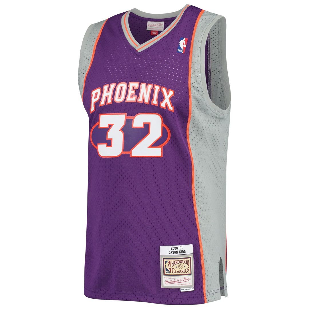 Phoenix Suns Jason Kidd Mitchell & Ness Big & Tall Hardwood Classics 2000/01 Swingman Jersey - Purple Team Jersey Sports Fan Apparel