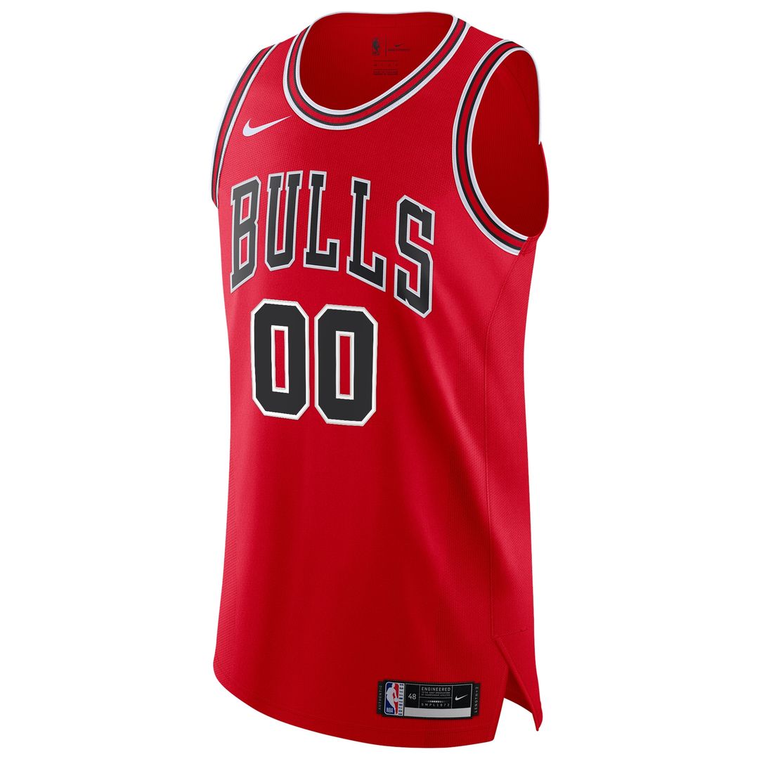 Chicago Bulls Nike Authentic Custom Jersey Red - Icon Edition Team Jersey Sports Fan Apparel