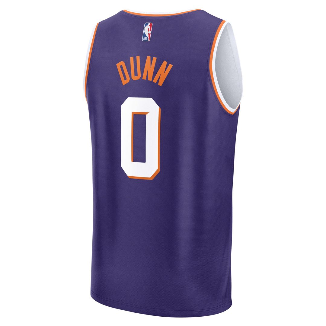Phoenix Suns Ryan Dunn Fanatics Youth 2024 NBA Draft Fast Break Player Jersey - Icon Edition - Purple Team Jersey Sports Fan Apparel