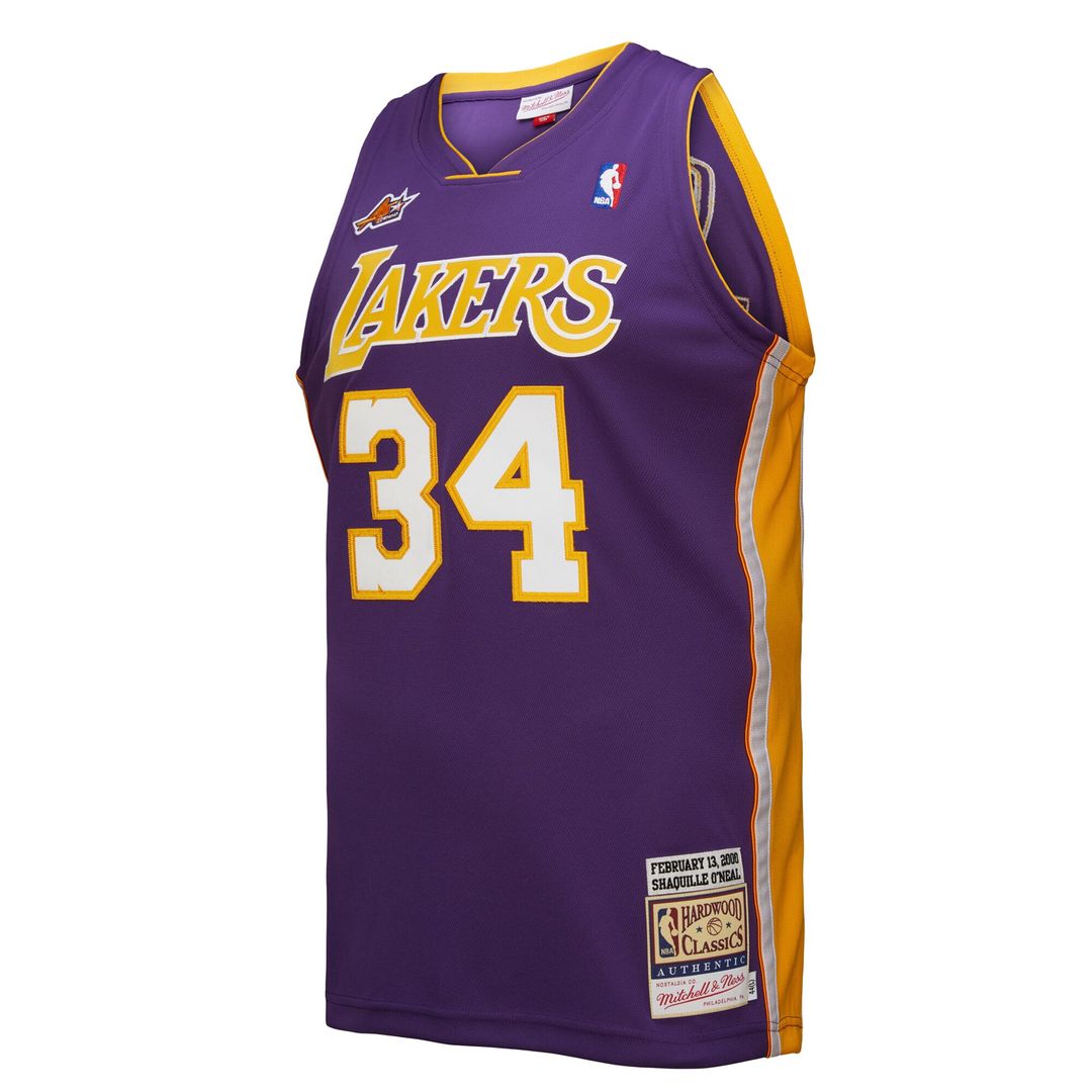 Los Angeles Lakers Shaquille O'Neal Mitchell & Ness 2000 NBA All - Star Game Authentic Jersey - Purple Team Jersey Sports Fan Apparel