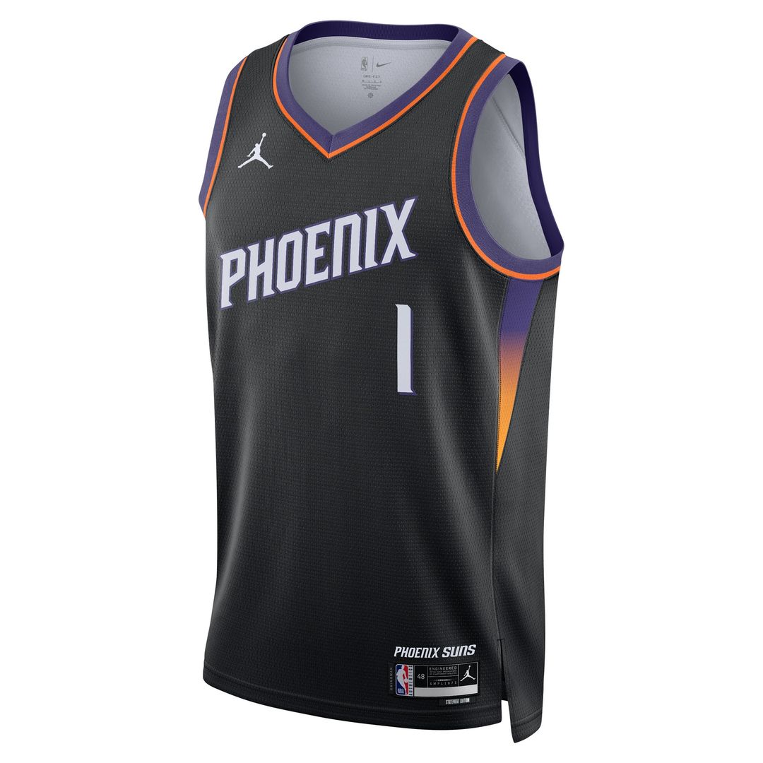 Phoenix Suns Devin Booker Jordan Brand Unisex Swingman Jersey - Statement Edition - Black Team Jersey Sports Fan Apparel