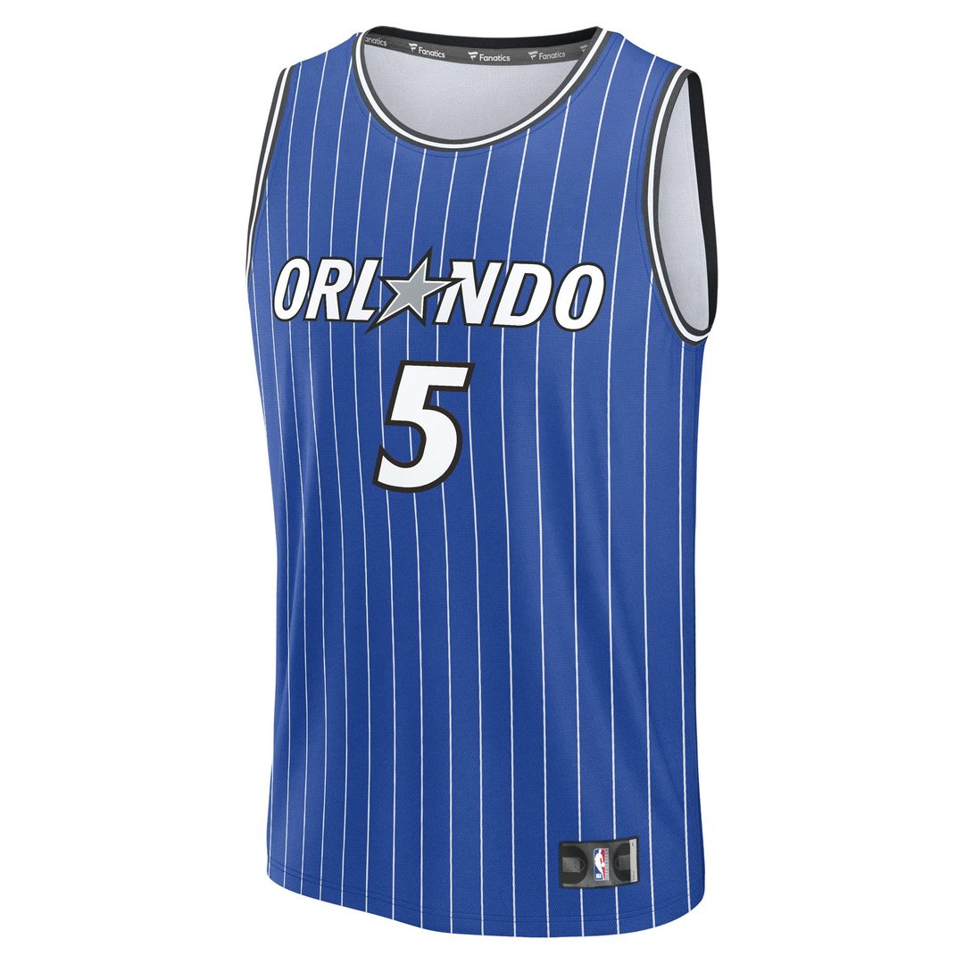 Orlando Magic Paolo Banchero Fanatics Youth Fast Break Replica Player Jersey - Icon Edition - Blue Team Jersey Sports Fan Apparel
