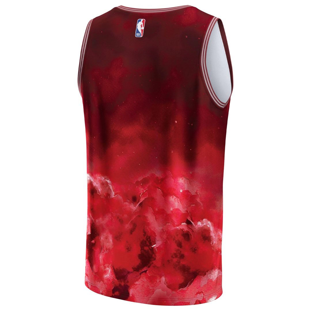 Houston Rockets NBA & KidSuper Studios by Fanatics Unisex Hometown Jersey - Red Team Jersey Sports Fan Apparel