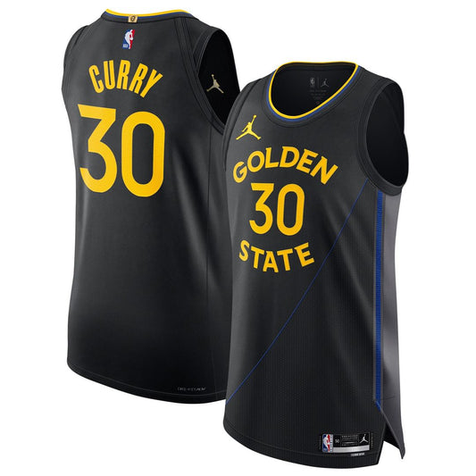 Golden State Warriors Stephen Curry Jordan Brand 2024/25 Authentic Jersey - Statement Edition - Black Team Jersey Sports Fan Apparel
