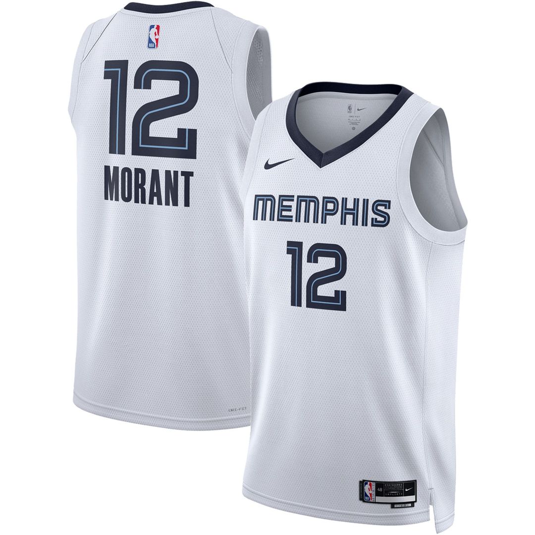 Memphis Grizzlies Ja Morant Nike Unisex Swingman Jersey - Icon Edition - Navy Team Jersey Sports Fan Apparel