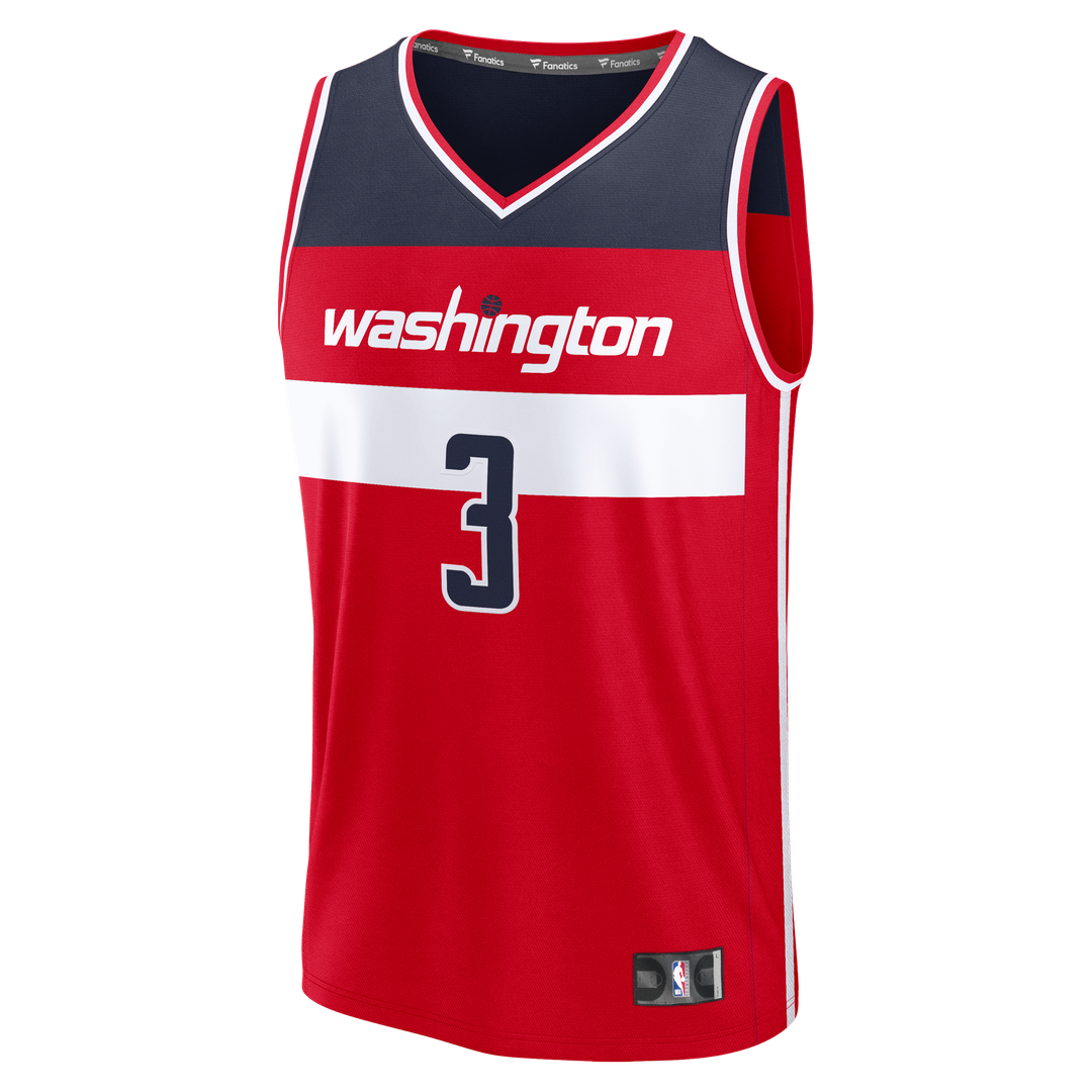 Washington Wizards Trae Young Fanatics Fast Break Jersey - Icon Edition - Red Team Jersey Sports Fan Apparel