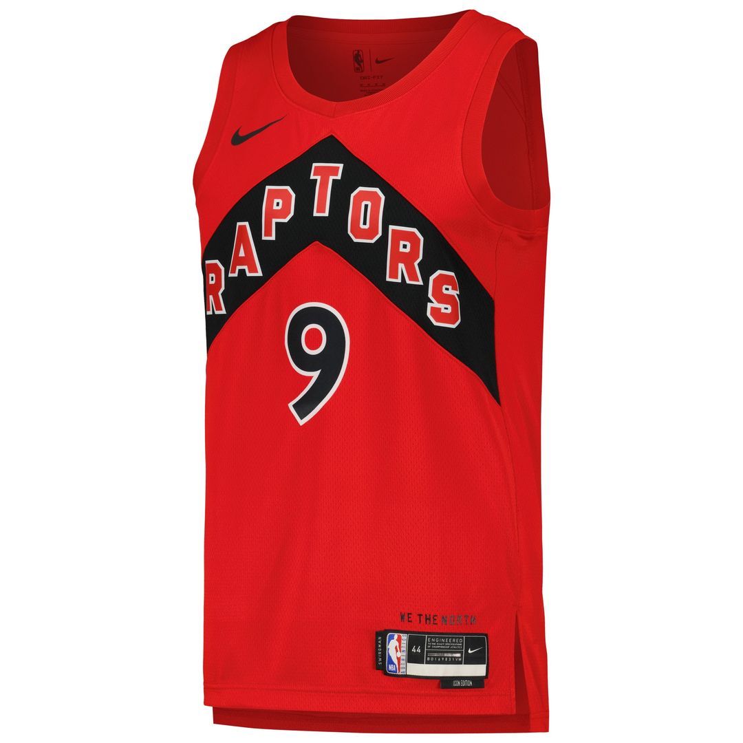 Toronto Raptors RJ Barrett Nike Unisex Swingman Player Jersey - Icon Edition - Red Team Jersey Sports Fan Apparel