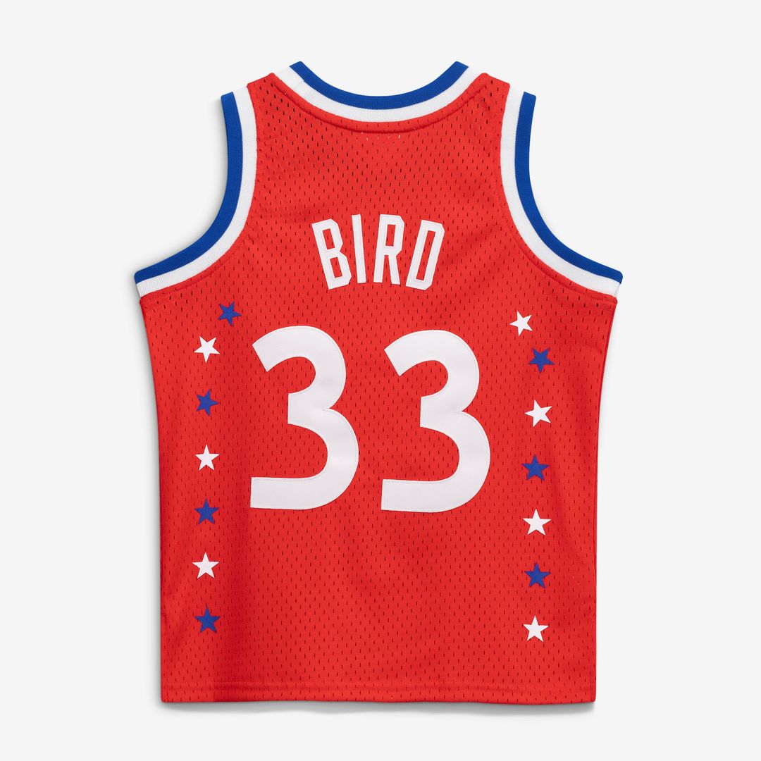 Larry Bird 1983 NBA All - Star Game Mitchell & Ness Youth Hardwood Classics Swingman Jersey - Red Team Jersey Sports Fan Apparel