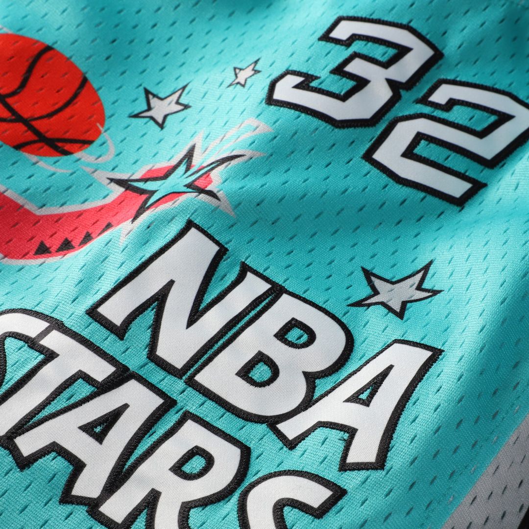 Shaquille O'Neal 1996 NBA All - Star Game Mitchell & Ness Youth Hardwood Classics Swingman Jersey - Teal Team Jersey Sports Fan Apparel
