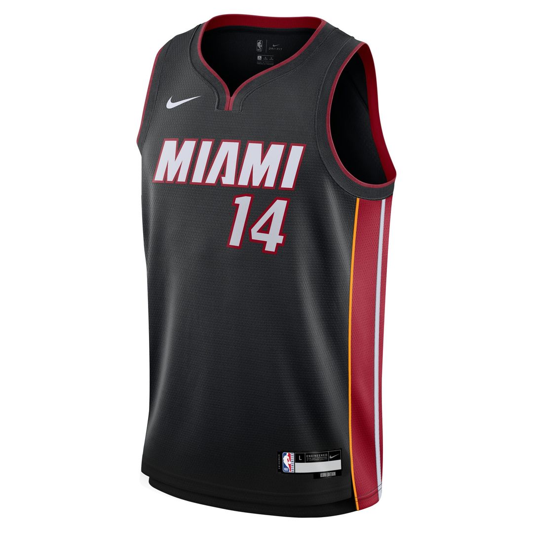 Miami Heat Tyler Herro Nike Youth Swingman Jersey - Icon Edition - Black Team Jersey Sports Fan Apparel