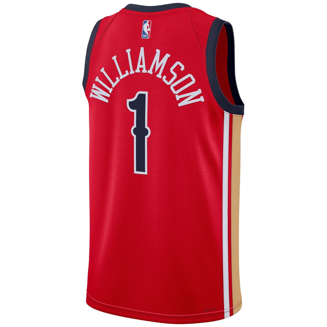 New Orleans Pelicans Zion Williamson Jordan Brand Unisex Swingman Jersey - Statement Edition - Red Team Jersey Sports Fan Apparel
