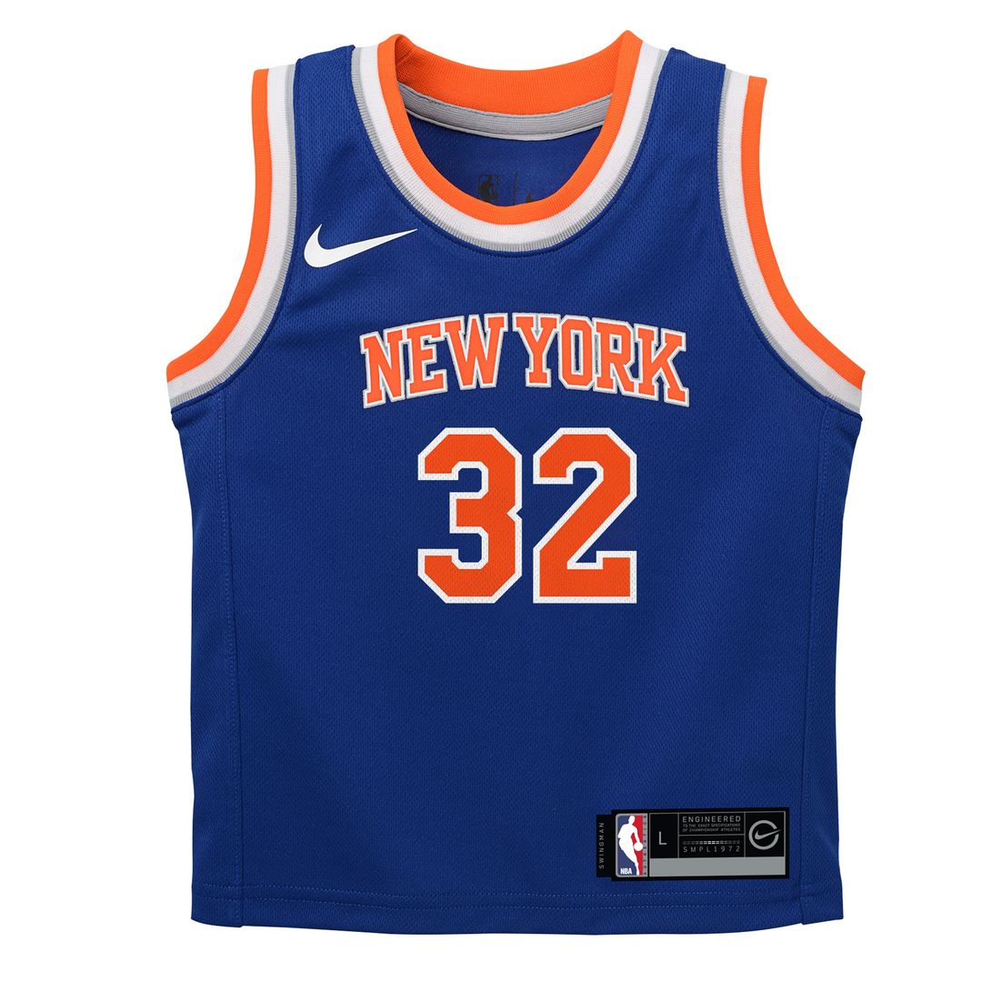 New York Knicks Karl - Anthony Towns Nike Preschool Replica Swingman Jersey - Icon Edition - Blue Team Jersey Sports Fan Apparel