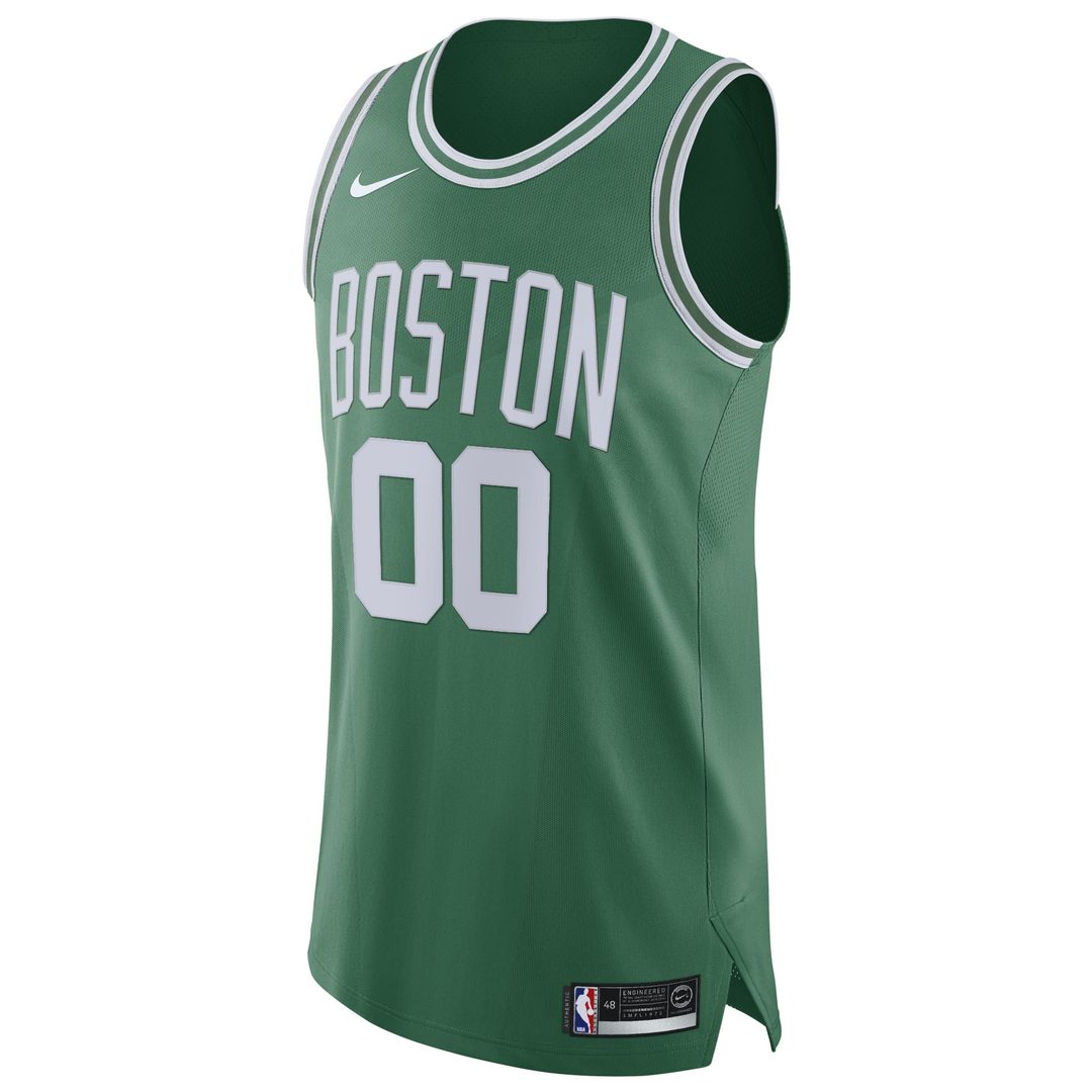 Boston Celtics Nike 2020/21 Authentic Custom Jersey Green - Icon Edition Team Jersey Sports Fan Apparel
