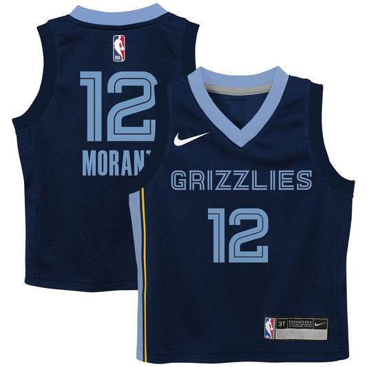 Memphis Grizzlies Ja Morant Nike Toddler Swingman Player Jersey - Icon Edition - Navy Team Jersey Sports Fan Apparel