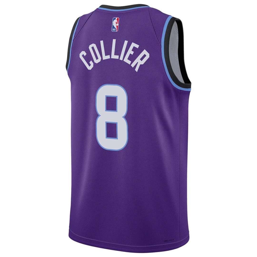 Utah Jazz Isaiah Collier Nike Unisex Swingman Jersey - Icon Edition - Purple Team Jersey Sports Fan Apparel