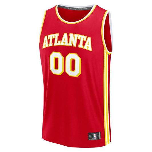 Atlanta Hawks Fanatics Fast Break Custom Jersey - Icon Edition - Red Team Jersey Sports Fan Apparel