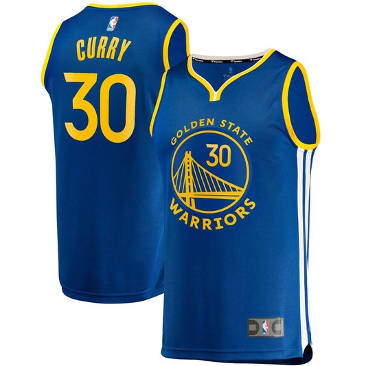 Golden State Warriors Stephen Curry Fanatics Big & Tall Fast Break Player Jersey - Royal - Icon Edition Team Jersey Sports Fan Apparel