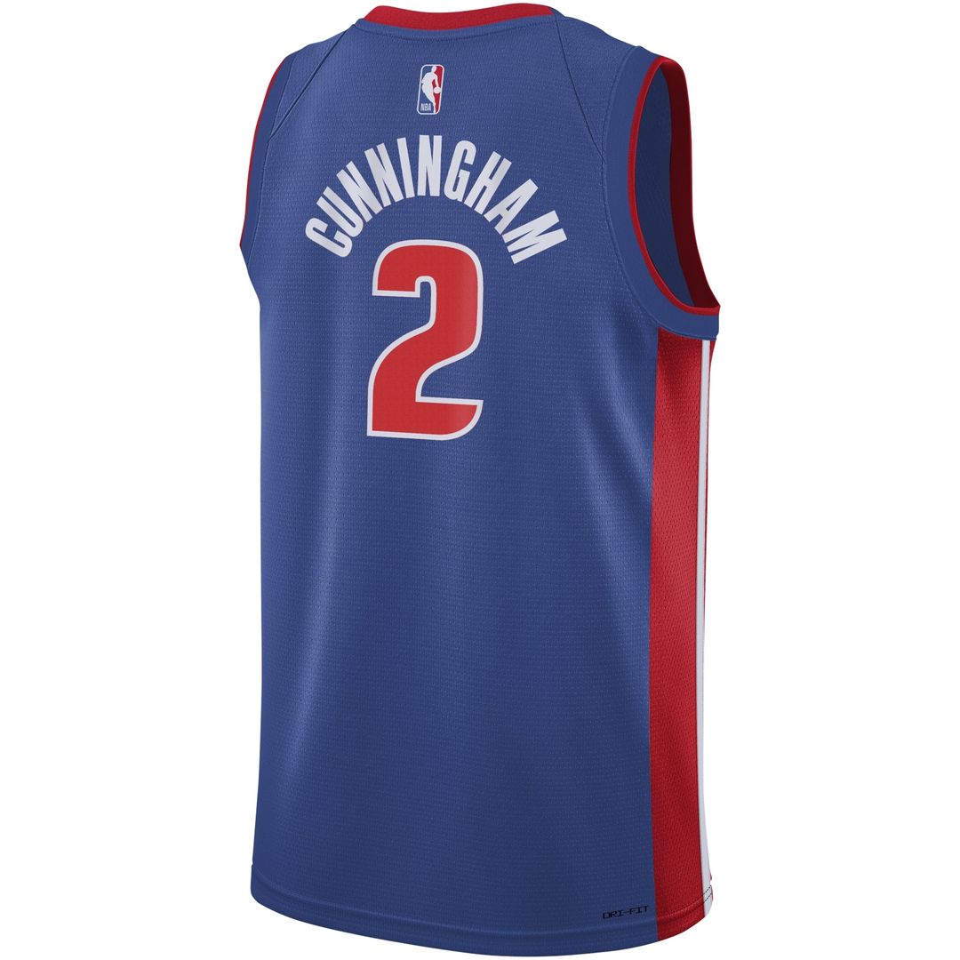 Detroit Pistons Cade Cunningham Nike Youth Swingman Jersey - Icon Edition - Blue Team Jersey Sports Fan Apparel