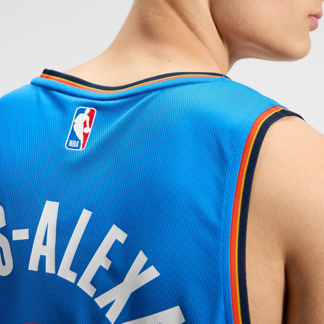 Oklahoma City Thunder Shai Gilgeous - Alexander Fanatics Fast Break Replica Player Jersey - Icon Edition - Blue Team Jersey Sports Fan Apparel