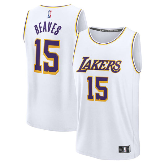 Los Angeles Lakers Austin Reaves Fanatics Fast Break Replica Player Jersey - Association Edition - White Team Jersey Sports Fan Apparel