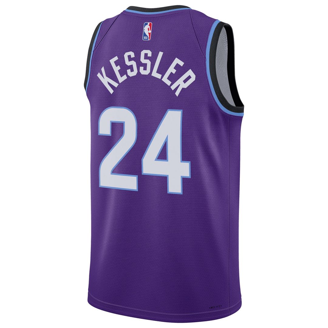Utah Jazz Walker Kessler Nike Unisex Swingman Jersey - Icon Edition - Purple Team Jersey Sports Fan Apparel