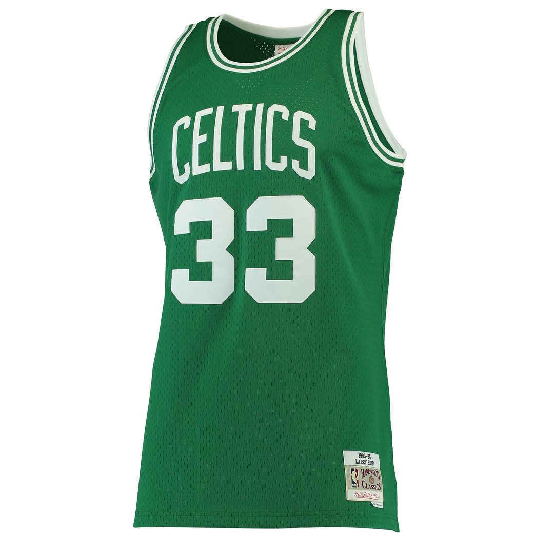 Boston Celtics Larry Bird Mitchell & Ness Hardwood Classics 1985/86 Swingman Jersey - White Team Jersey Sports Fan Apparel