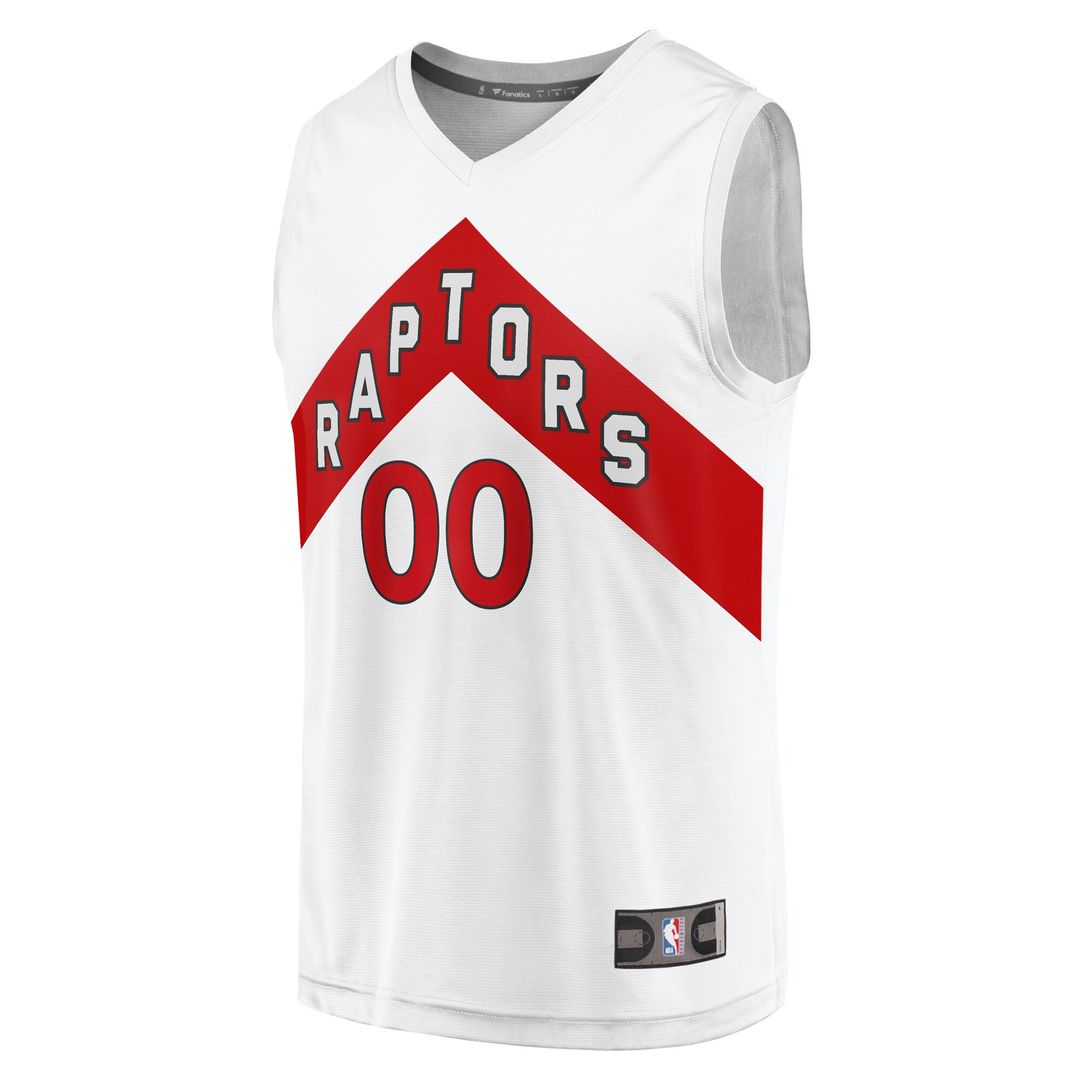 Toronto Raptors Fanatics Fast Break Custom Replica Jersey - Association Edition - White Team Jersey Sports Fan Apparel