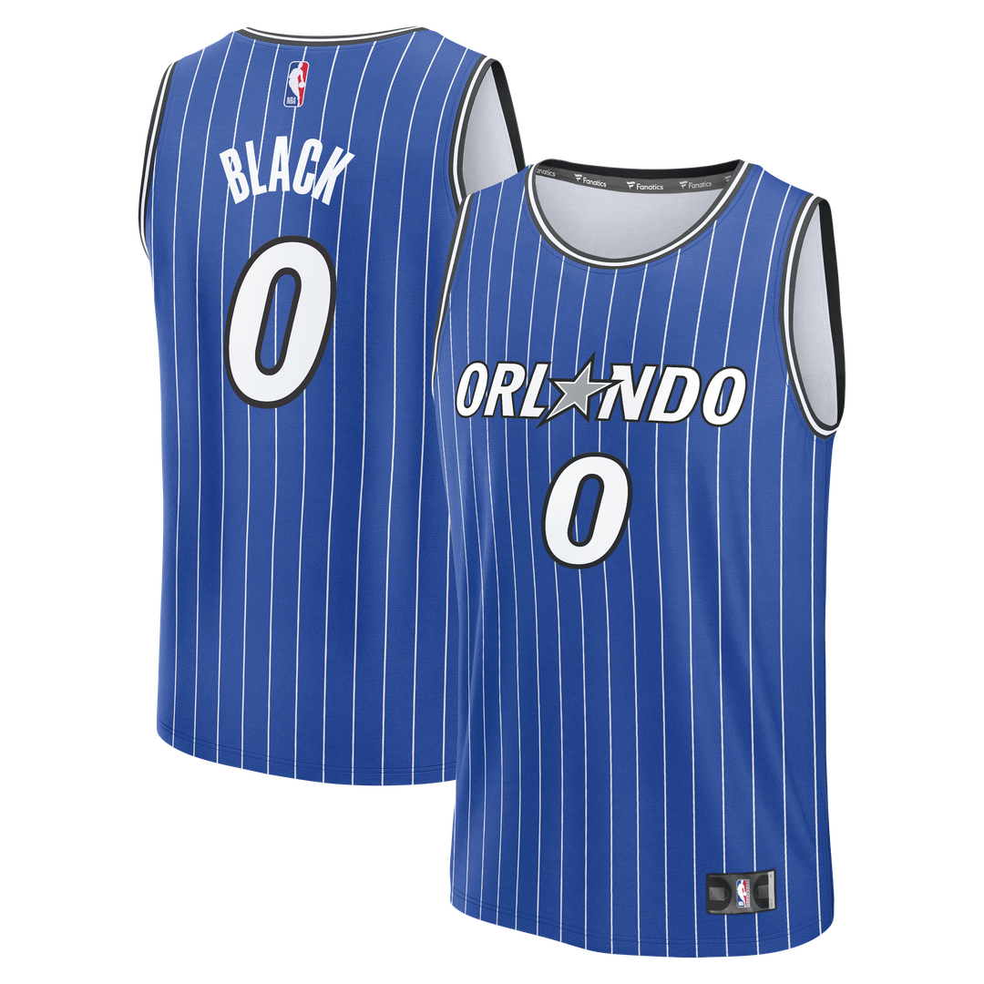 Orlando Magic Anthony Black Fanatics Fast Break Replica Jersey - Royal - Icon Edition Team Jersey Sports Fan Apparel