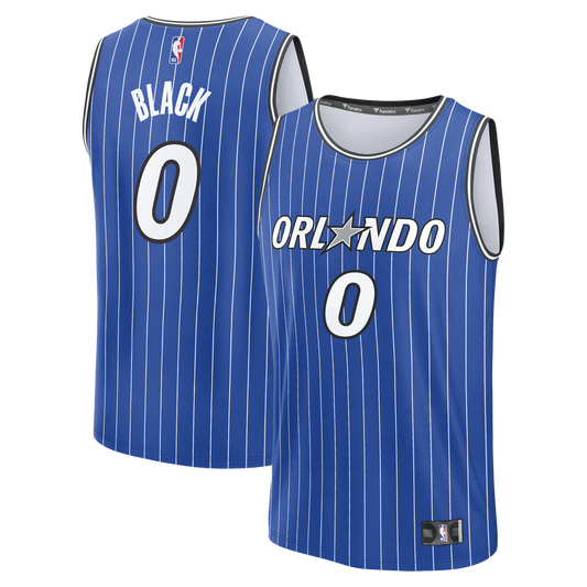 Orlando Magic Anthony Black Fanatics Fast Break Replica Jersey - Royal - Icon Edition Team Jersey Sports Fan Apparel