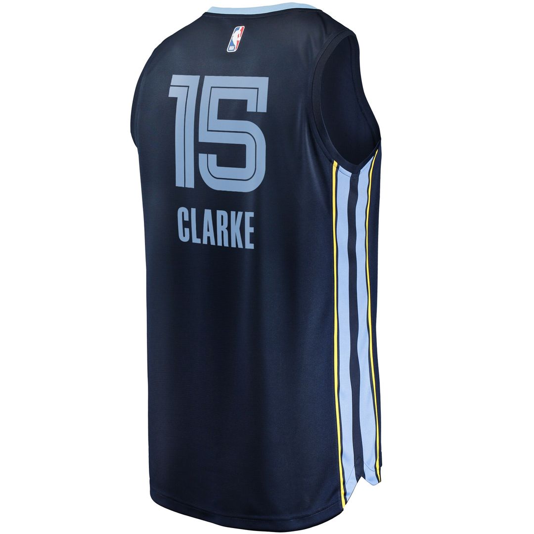 Memphis Grizzlies Brandon Clarke Fanatics Fast Break Replica Jersey Navy - Icon Edition Team Jersey Sports Fan Apparel