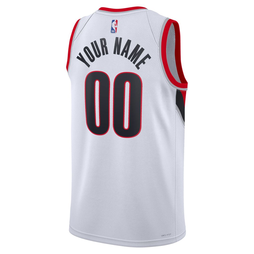 Portland Trail Blazers Nike Unisex Swingman Custom Jersey White - Association Edition Team Jersey Sports Fan Apparel