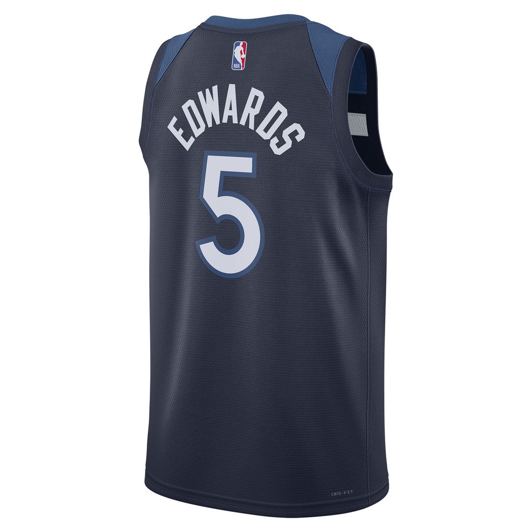 Minnesota Timberwolves Anthony Edwards Nike Unisex Swingman Jersey - Icon Edition - Navy Team Jersey Sports Fan Apparel