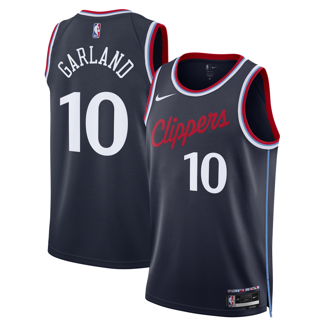 LA Clippers Darius Garland Nike Unisex Swingman Jersey - Icon Edition - Navy Team Jersey Sports Fan Apparel