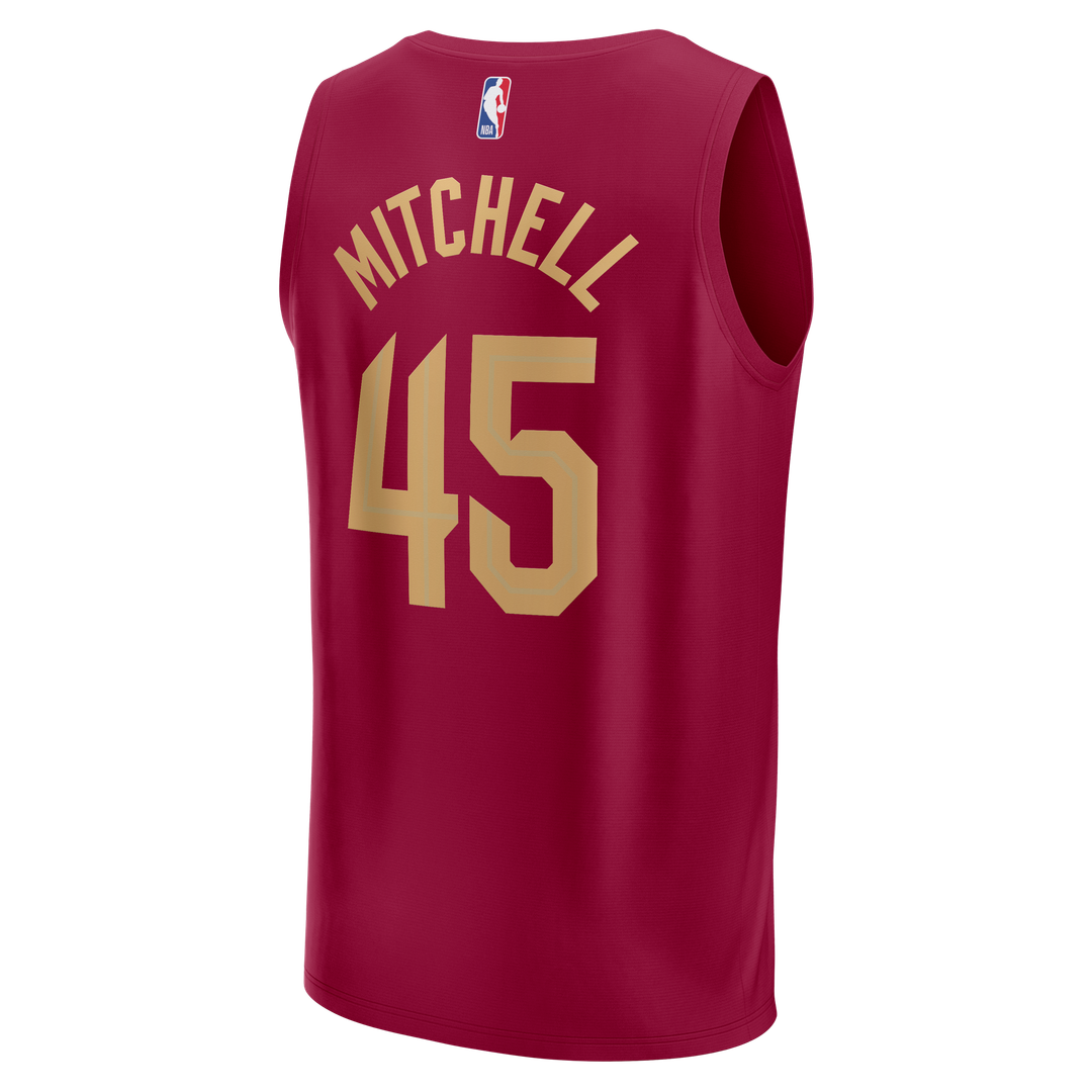 Cleveland Cavaliers Donovan Mitchell Fanatics Fast Break Replica Jersey - Icon Edition - Wine Team Jersey Sports Fan Apparel