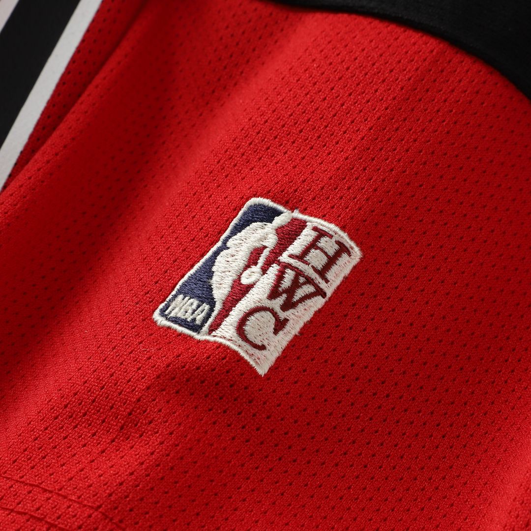 Chicago Bulls Dennis Rodman Mitchell & Ness Big & Tall NBA Hockey Jersey - Red Team Jersey Sports Fan Apparel