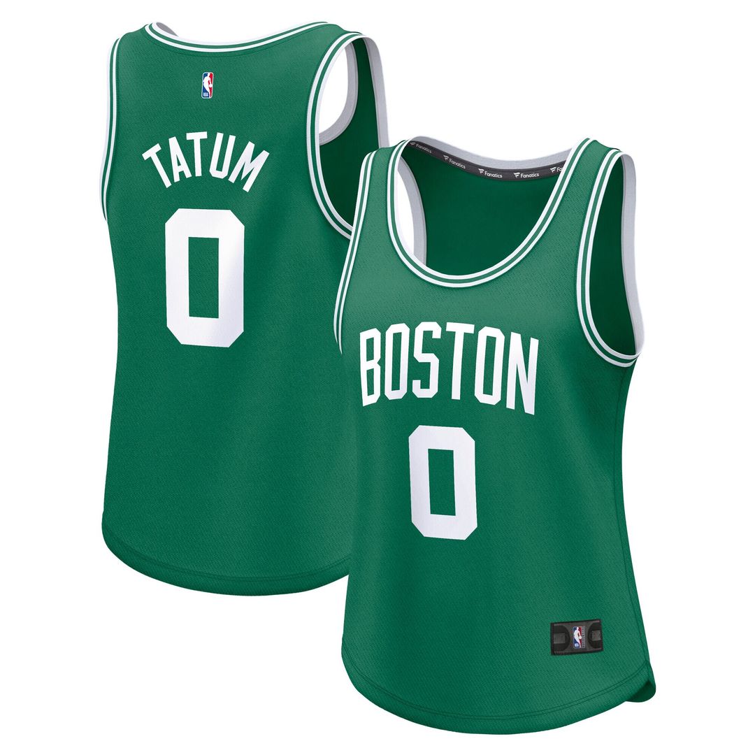 Boston Celtics Jayson Tatum Fanatics Women's Fast Break Player Jersey - Icon Edition - Kelly Green Team Jersey Sports Fan Apparel