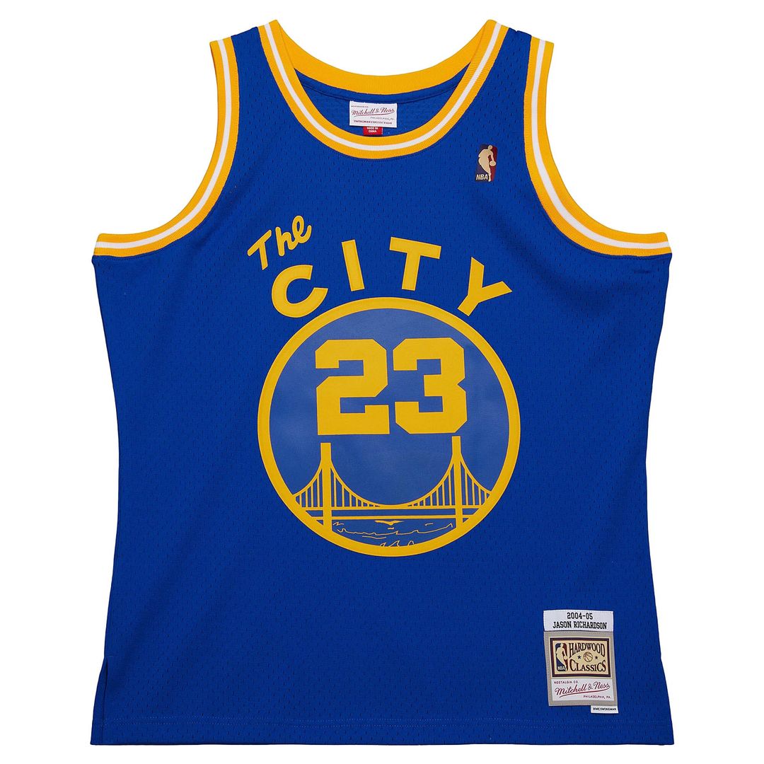 Golden State Warriors Jason Richardson Mitchell & Ness 2004/05 Hardwood Classics Swingman Jersey - Royal Team Jersey Sports Fan Apparel