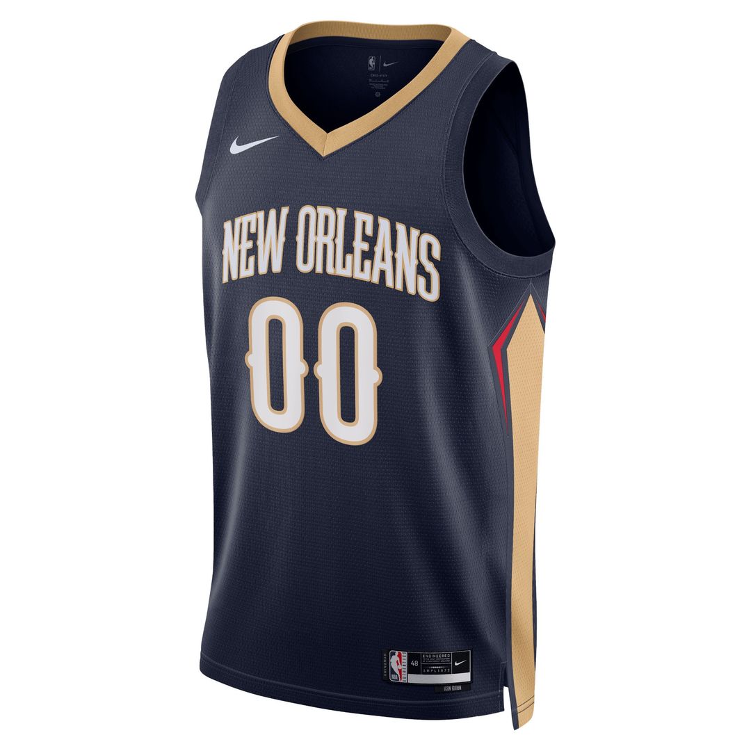 New Orleans Pelicans Nike Unisex 2022/23 Swingman Custom Jersey Navy - Icon Edition Team Jersey Sports Fan Apparel