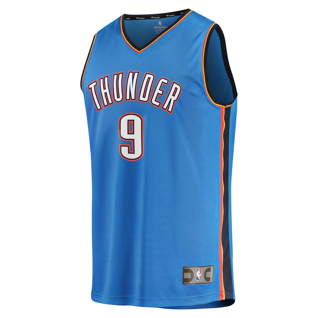 Oklahoma City Thunder Alex Caruso Fanatics Fast Break Replica Player Jersey - Icon Edition - Blue Team Jersey Sports Fan Apparel