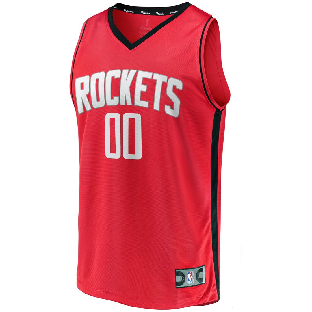 Houston Rockets Fanatics Youth Fast Break Custom Replica Jersey - Icon Edition - Red Team Jersey Sports Fan Apparel