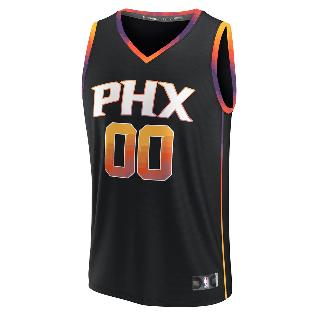 Phoenix Suns Fanatics Fast Break Custom Replica Jersey - Black - Statement Edition Team Jersey Sports Fan Apparel